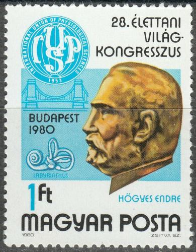 Poštovní známka Maïarsko 1980 Endre Högyes, lékaø Mi# 3442