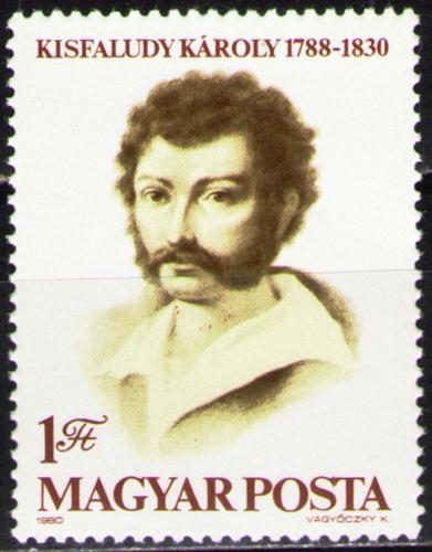 Poštovní známka Maïarsko 1980 Károly Kisfaludy, básník Mi# 3460