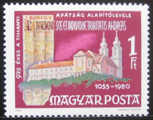 Poštovní známka Maïarsko 1980 Klášter Tihany Mi# 3419