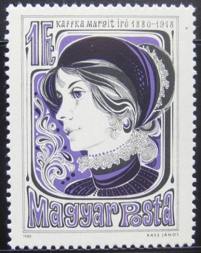 Poštovní známka Maïarsko 1980 Margit Kaffka, spisovatelka Mi# 3431