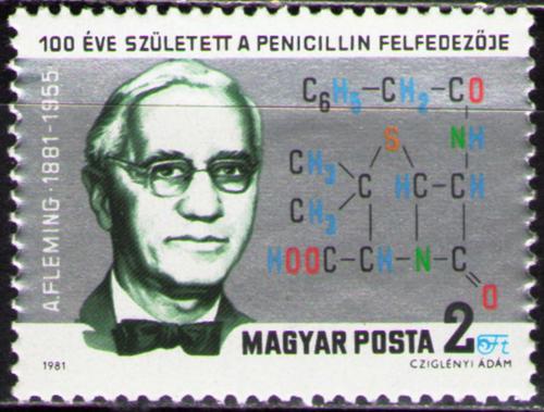 Poštovní známka Maïarsko 1981 Alexander Fleming Mi# 3504