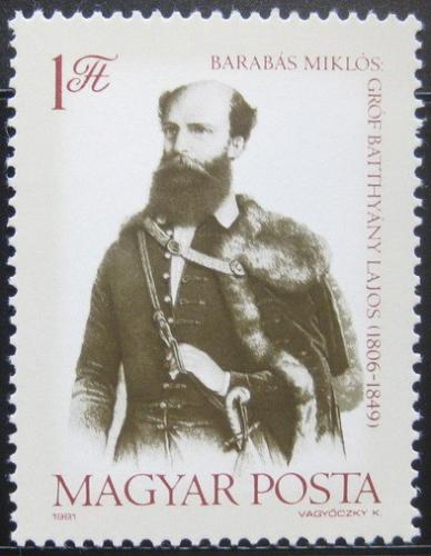 Poštovní známka Maïarsko 1981 kníže Batthyány Mi# 3469