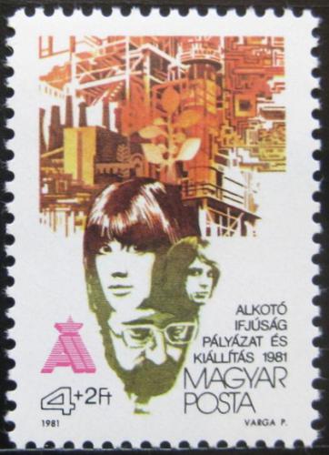 Poštovní známka Maïarsko 1981 Liga mladých komunistù Mi# 3501