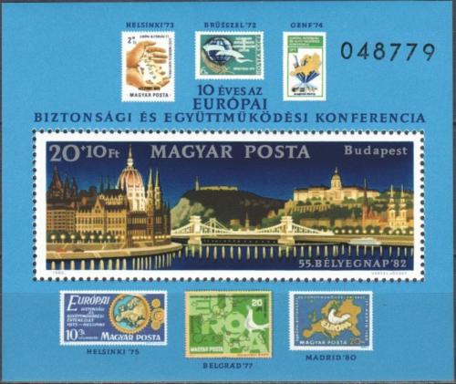 Poštovní známka Maïarsko 1982 Budapeš� Mi# Block 159