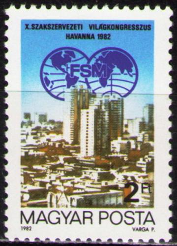 Potovn znmka Maarsko 1982 Havana Mi# 3534 - zvtit obrzek