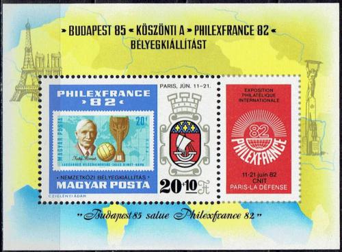 Poštovní známka Maïarsko 1982 Výstava PHILEXFRANCE Mi# Block 157