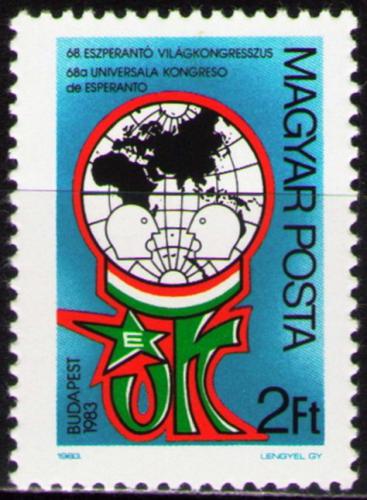 Poštovní známka Maïarsko 1983 Kongres esperanta Mi# 3622