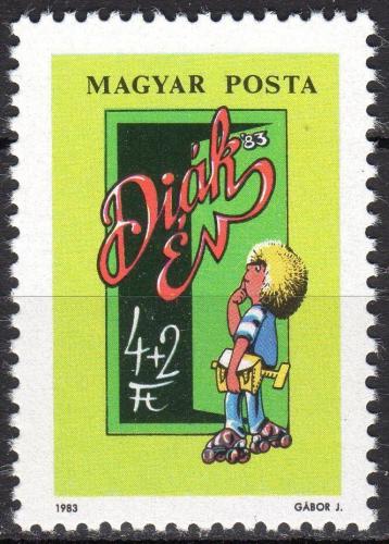 Poštovní známka Maïarsko 1983 Školák Mi# 3598