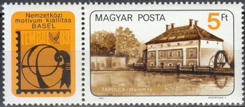 Poštovní známka Maïarsko 1983 Starý mlýn Mi# 3609
