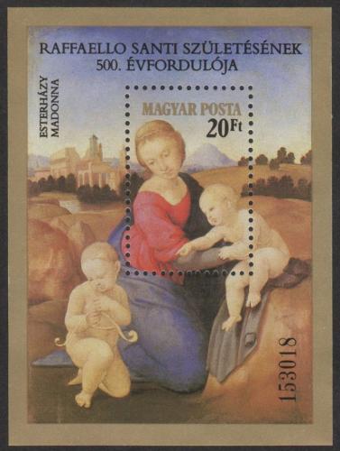 Poštovní známka Maïarsko 1983 Umìní Mi# Block 164