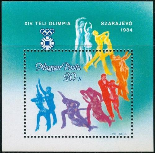 Poštovní známka Maïarsko 1983 ZOH Sarajevo Mi# Block 169