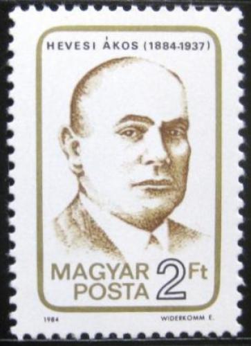 Poštovní známka Maïarsko 1984 Ákos Hevesi Mi# 3689