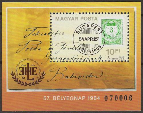 Poštovní známka Maïarsko 1984 Den známek Mi# Block 172