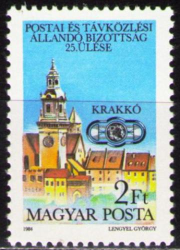 Poštovní známka Maïarsko 1984 Krakov Mi# 3680