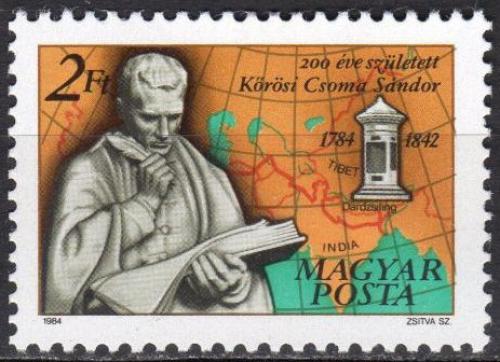 Poštovní známka Maïarsko 1984 Sándor Körôsi Csoma Mi# 3667
