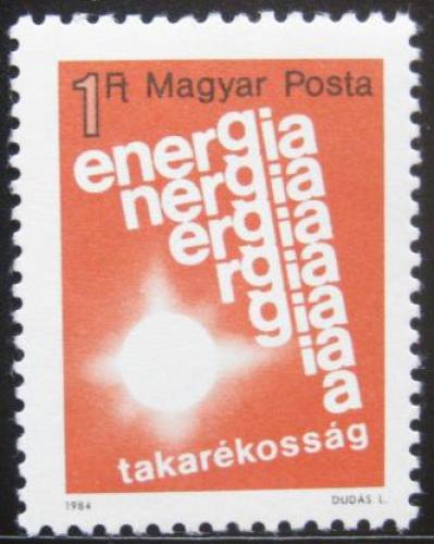Poštovní známka Maïarsko 1984 Šetøení energiemi Mi# 3668