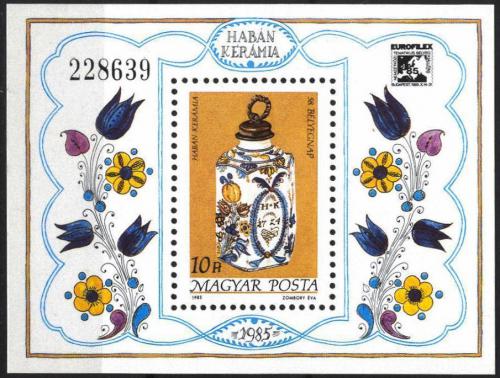 Poštovní známka Maïarsko 1985 Den známek Mi# Block 181