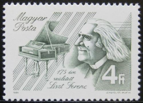 Potovn znmka Maarsko 1986 Franz Liszt, skladatel Mi# 3842