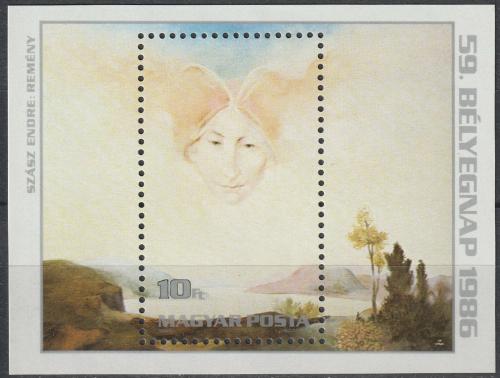 Poštovní známka Maïarsko 1986 Umìní, Szász Mi# Block 185