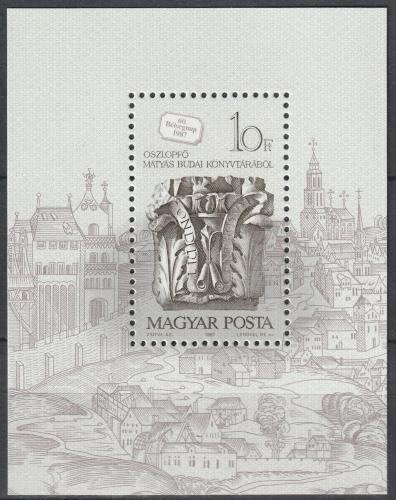 Poštovní známka Maïarsko 1987 Den známek Mi# Block 191