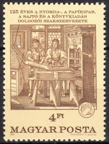Poštovní známka Maïarsko 1987 Umìní, Abraham von Werdt Mi# 3906