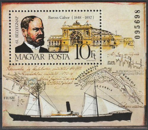Poštovní známka Maïarsko 1988 Den známek Mi# Block 200
