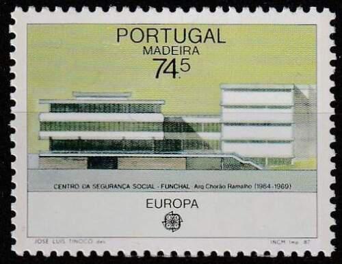 Poštovní známka Madeira 1987 Evropa CEPT, moderní architektura Mi# 115