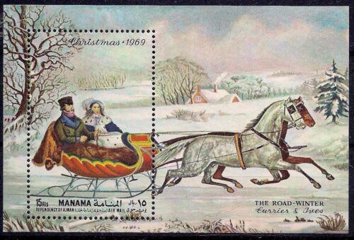 Poštovní známka Manáma 1969 Vánoce Mi# Block 42 A Kat 8€