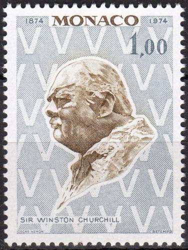 Poštovní známka Monako 1974 Winston Churchill Mi# 1122