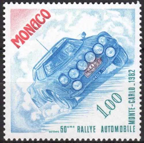 Poštovní známka Monako 1981 Rallye Monte Carlo Mi# 1501