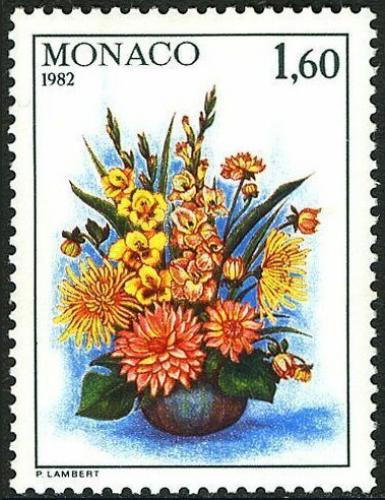 Poštovní známka Monako 1982 Kvìtiny Mi# 1560