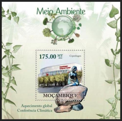 Poštovní známka Mosambik 2010 Fauna a globální oteplování Mi# Block 314 Kat 10€