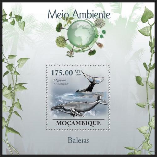 Poštovní známka Mosambik 2010 Keporkak Mi# Block 312 Kat 10€