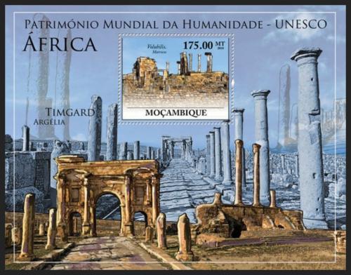 Potovn znmka Mosambik 2010 Pamtky UNESCO - Afrika Mi# Mi# Block 355 Kat 10