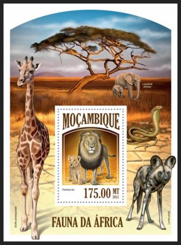 Potovn znmka Mosambik 2013 Africk fauna Mi# Block 804 Kat 10