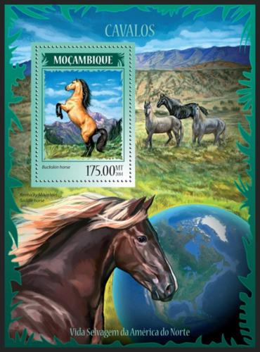 Poštovní známka Mosambik 2014 Konì Mi# Block 916 Kat 10€