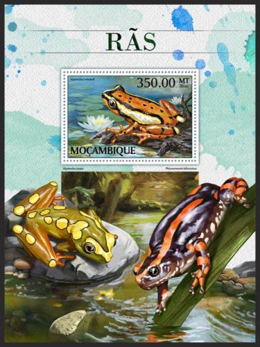 Poštovní známka Mosambik 2016 Žáby Mi# Block 1221 Kat 20€