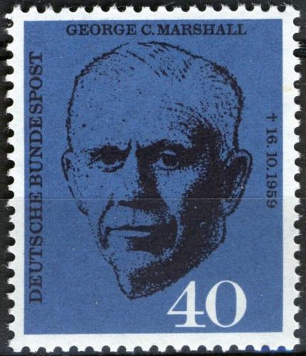 Potovn znmka Nmecko 1960 George C. Marshall Mi# 344 Kat 3.40