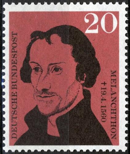 Poštovní známka Nìmecko 1960 Philipp Melanchthon, Lucas Cranach Mi# 328