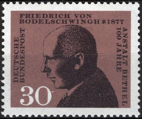 Potovn znmka Nmecko 1967 Friedrich Bodelschwingh, teolog Mi# 537 - zvtit obrzek