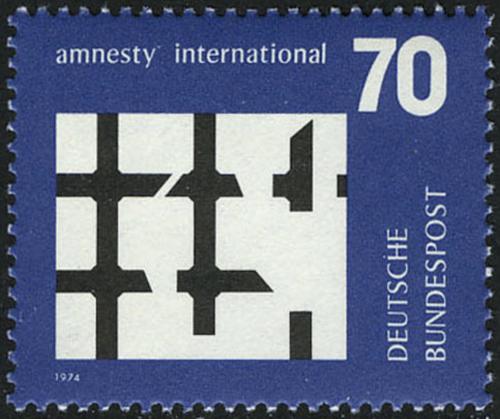 Potovn znmka Nmecko 1974 Amnesty Intl. Mi# 814