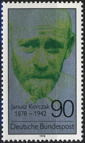 Potovn znmka Nmecko 1978 Dr. Janusz Korczak, polsk lka Mi# 973