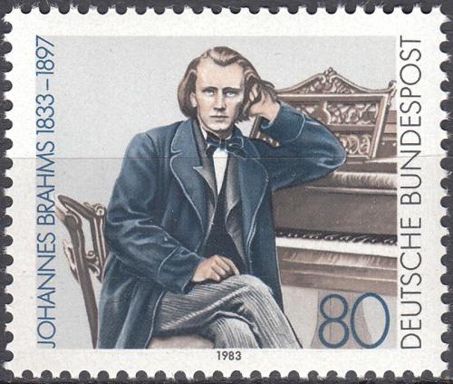 Potovn znmka Nmecko 1983 Johannes Brahms, skladatel Mi# 1177 - zvtit obrzek