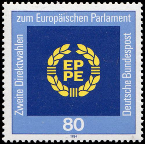 Potovn znmka Nmecko 1984 Druh volba do evropskho parlamentu Mi# 1209