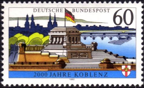 Poštovní známka Nìmecko 1992 Koblenz, 2000. výroèí Mi# 1583 y