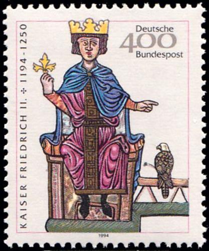 Poštovní známka Nìmecko 1994 Císaø Fridrich II. Mi# 1738 Kat 5.50€