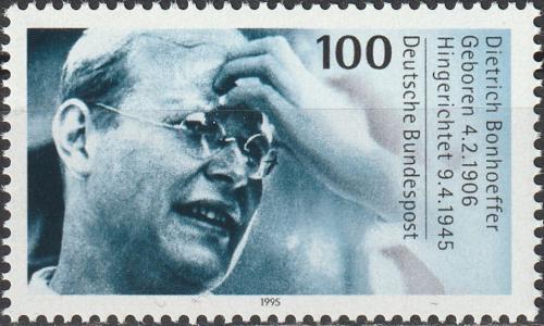 Potovn znmka Nmecko 1995 Dietrich Bonhoeffer, teolog Mi# 1788 - zvtit obrzek