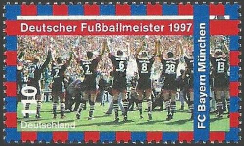 Potovn znmka Nmecko 1997 FC Bayern Mnichov Mi# 1958
