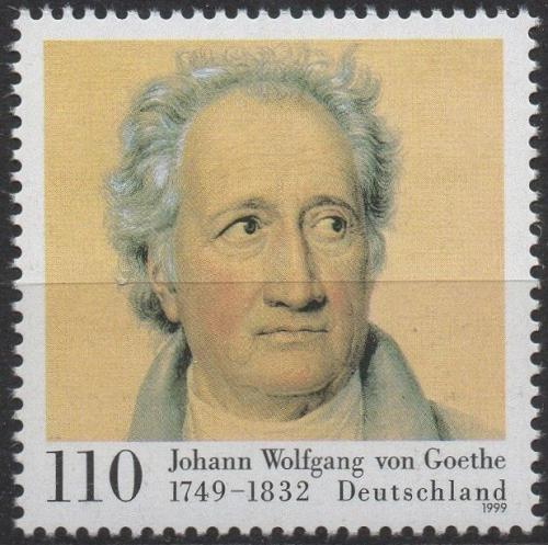 Potovn znmka Nmecko 1999 Johann Wolfgang Goethe Mi# 2073 - zvtit obrzek