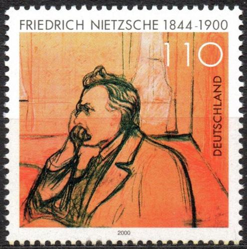 Potovn znmka Nmecko 2000 Friedrich Nietzsche, filozof Mi# 2131